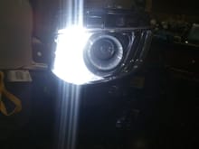 i tested everything before install.  This is LED DRL portion.