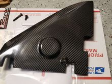 RR carbon fiber intake heat shield