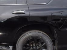 Black Lexus GX 460 with black wheels