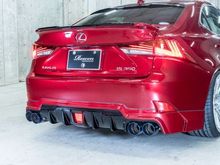 ROWEN Aero Rear Diffuser, Lexus IS350 / IS250 2017-18 F Sport