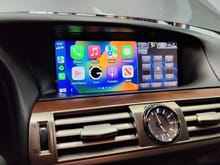 CarPlay on Lexus factory stereo using VLine VL2 system.
