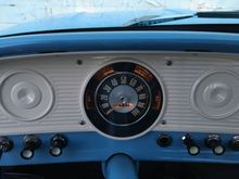 F-100 dash.  A model of simplicity.   All the gauges you really need.