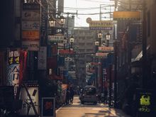 Shinsaibashi streets.