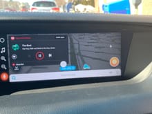 Waze with the iHeartRadio widget