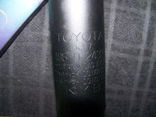     I am going to assume that KYB is the manufacturer for the front shock and it’s made specifically for Toyota.  As you can see the Lexus part number is there but the KYB part number is not, unless it’s JJ17.