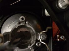 Picture of using Phillip screw driver to remove it