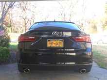 Debadged and blacked out the bumper reflectors