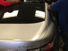 Panoramic roof wrap satin black
Gloss