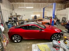 2018 Lexus LC 500 body repairing