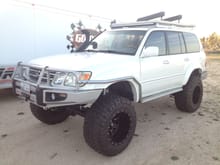 Straight Axle converted LX470! Best of both worlds, luxury and offroad.