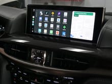 Wireless Android Auto on the factory car stereo of Lexus LX 570 2017 using GROM VLine VL2 System