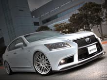 SKIPPER is a Japanese manufacturer.
I have launched the Aero for Lexus.

http://www.skipper.co.jp/products/aeroparts/ls004.php
