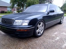 ls430whl 3 pshop - this is what I hope to accomplish w coilovers all around and spacers on the rear.