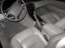 Seat in driving position