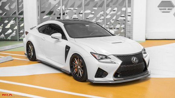 Lexus Rcf front splitter lip.