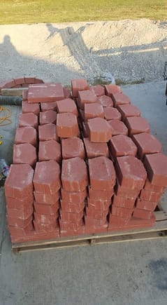 there are 175 bricks here, in addition to the 100 I bought last month.