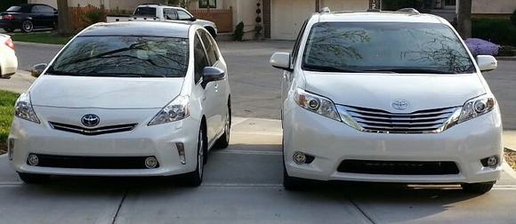 No Lexus brand vehicles for now..  Prius v and Sienna with all packages and options are our current daily drivers.