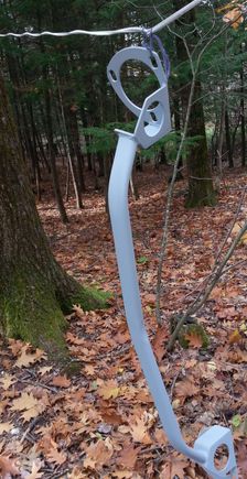 Ultra racing strut tower bar spray painted with primer