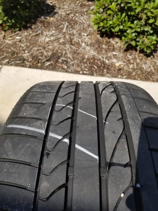 Tire #4; Tread depth 7/32nds