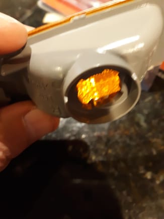 The socket hole is indexxed, so LED chips index facing the top and bottom of the plastic pocket, thus adding refective foil assists light dispersion.