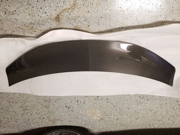 TRD circuit sport carbon fiber spoiler.  (Front)