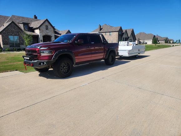 Lightest thing i have towed lol