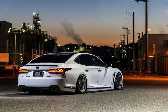 AIMGAIN Pure VIP Sport Aero Lip Kit with Quad Diffuser, Lexus LS500 F Sport