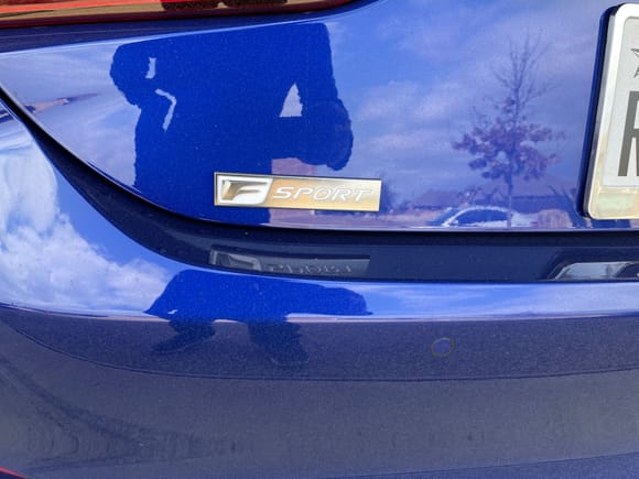 I added the F Sport badge that was removed in 2022. I guess they saved $.05 on each F Sport produced by removing the badge..lol