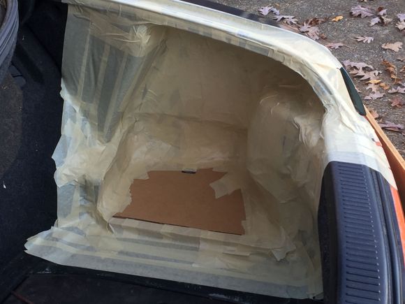 Decided to try fiberglass boxes in rear sidewalls.  Never had used fiberglass and figured would be worth trying.
