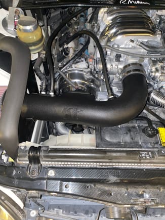 Installed the K&N intake system a few days ago after my factory air box developed a crack in the rear resonator area.  Also re polished some pieces that needed a refresh.  