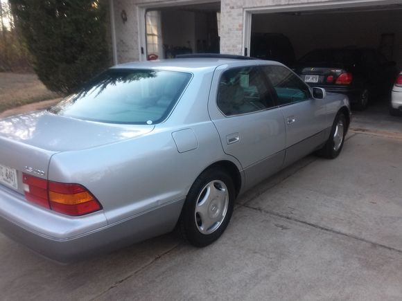 My 2000 Lexus LS400: Passenger Side View