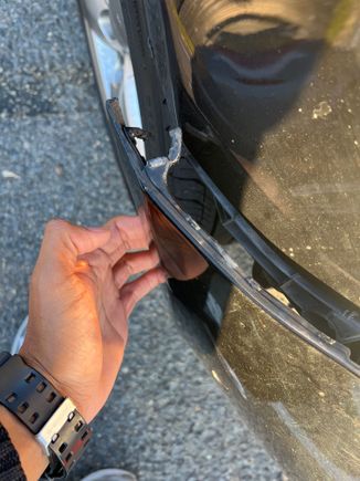 It also ripped the clip apart only one clip from the front right side of the bumper. Anyone know where I can replace my entire front bumper since it looks like that’s what I’ll have to do and have it painted.