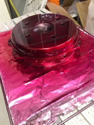 Rear hat. Came out pretty good this time. Not too many dust nibs. 