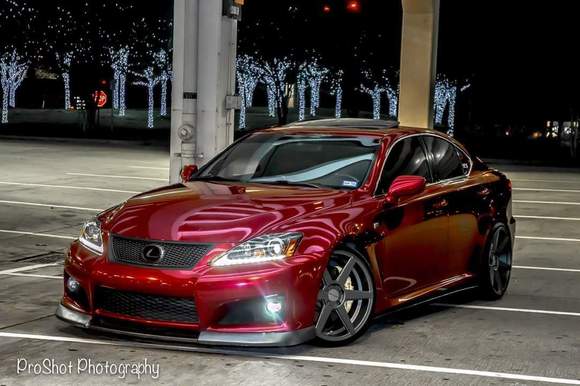 My red matador lexus isf