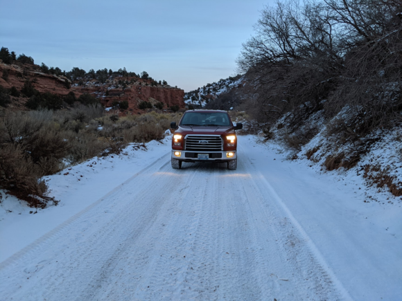 White snow really brings out the red IMO