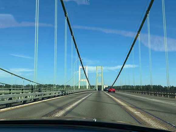 Going across…