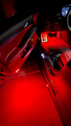 Red interior light upgrade