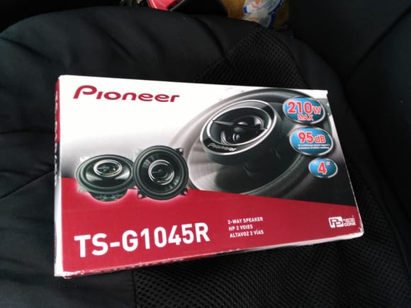 Here is what I have selected ,regarding 4 ohm impedance on side speakers and 5 ohm on centar speaker.
Pionir entry level speakers but I got them very cheap on garage sale $20.00