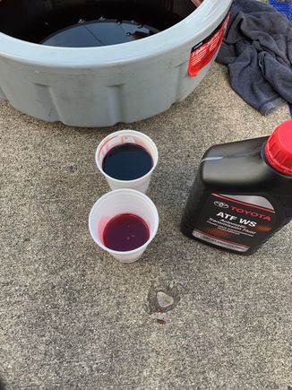 Toyota WS transmission fluid