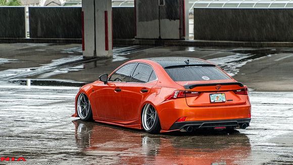 lexus rear diffuser lip is350 2017