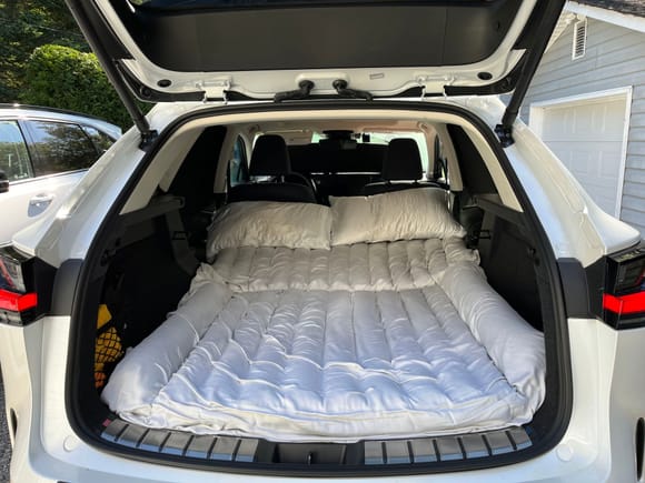 The air mattress was perfectly sized. https://a.co/d/05Deyveb