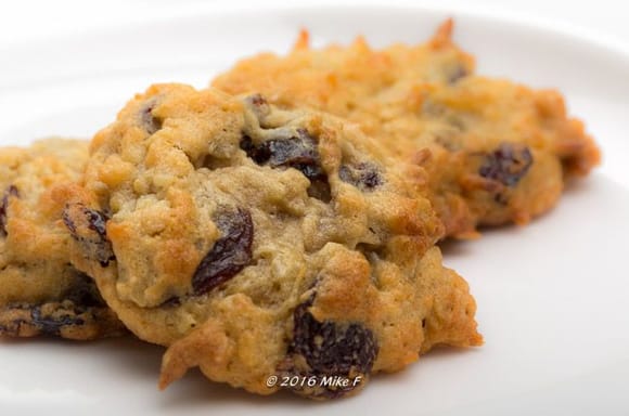 oatmeal coconut cherry cookie