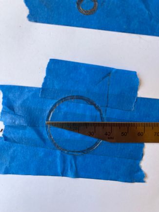 Crude approximations of the template diameter

(Bore Holes)