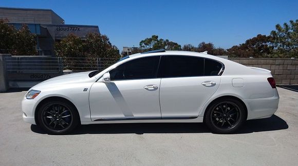 Side view of gs350 f-sport