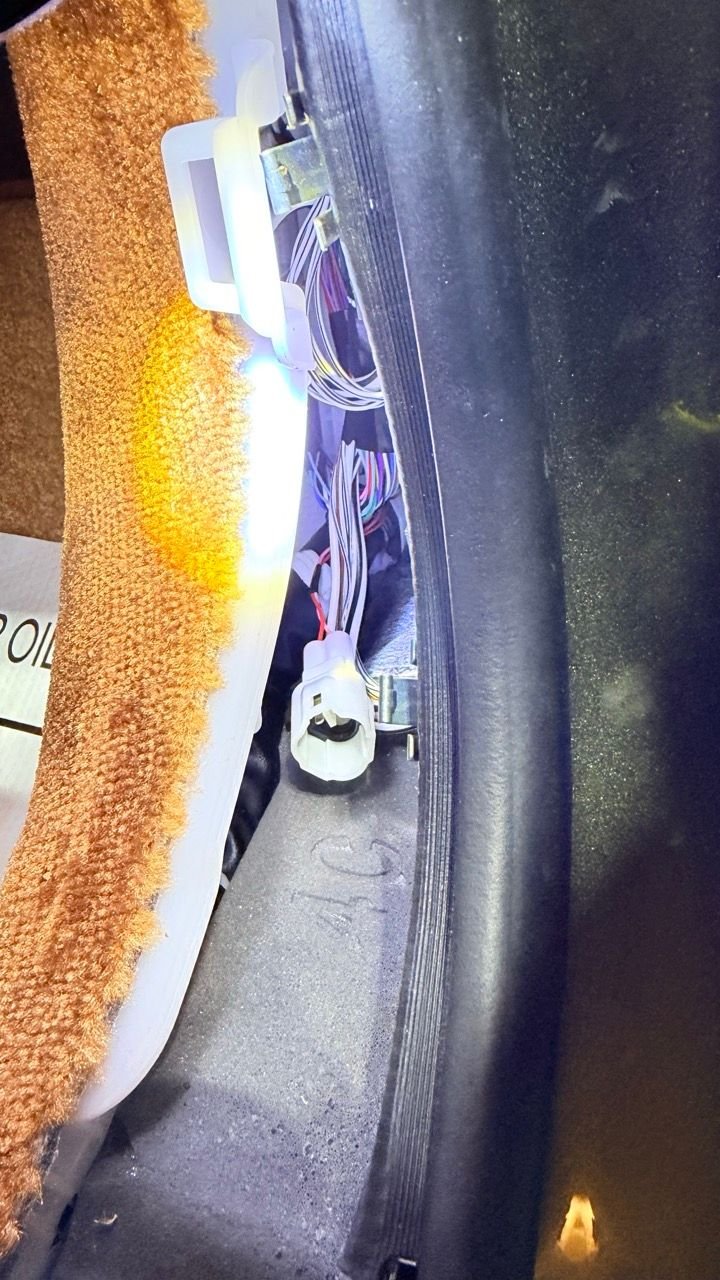 Passenger side wiring
