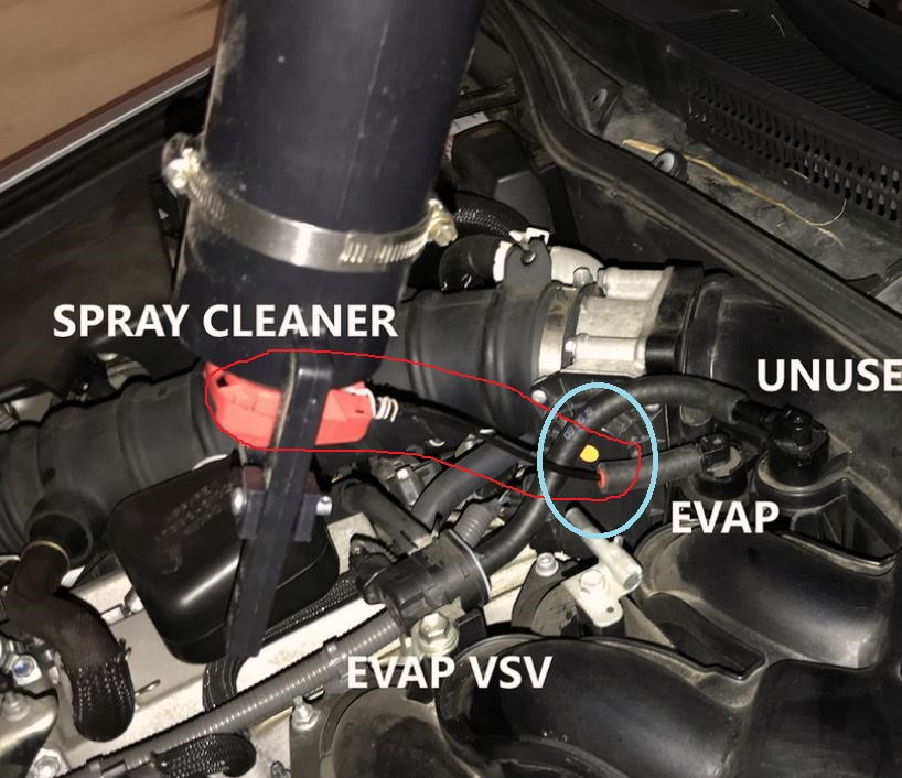 Seafoam spray to clean engine *DIY Picture* - ClubLexus - Lexus Forum  Discussion
