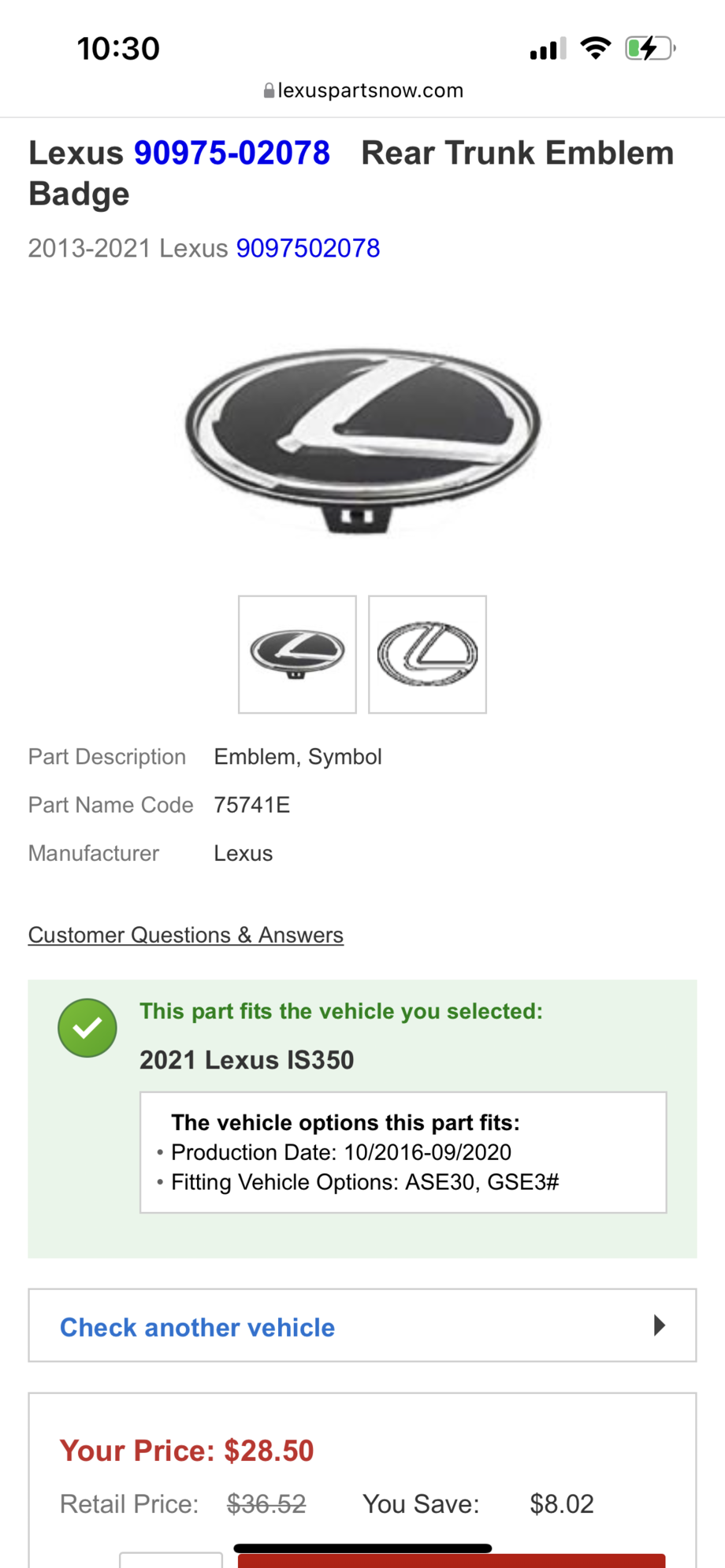 2021/2022 Lexus IS Trunk Emblem overlay? - ClubLexus - Lexus Forum