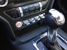Automatic transmission with paddle-shifters, selectable driving and steering modes