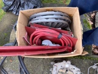 The box of parts we found