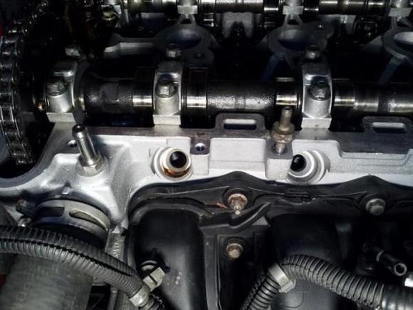 coolant in injector port